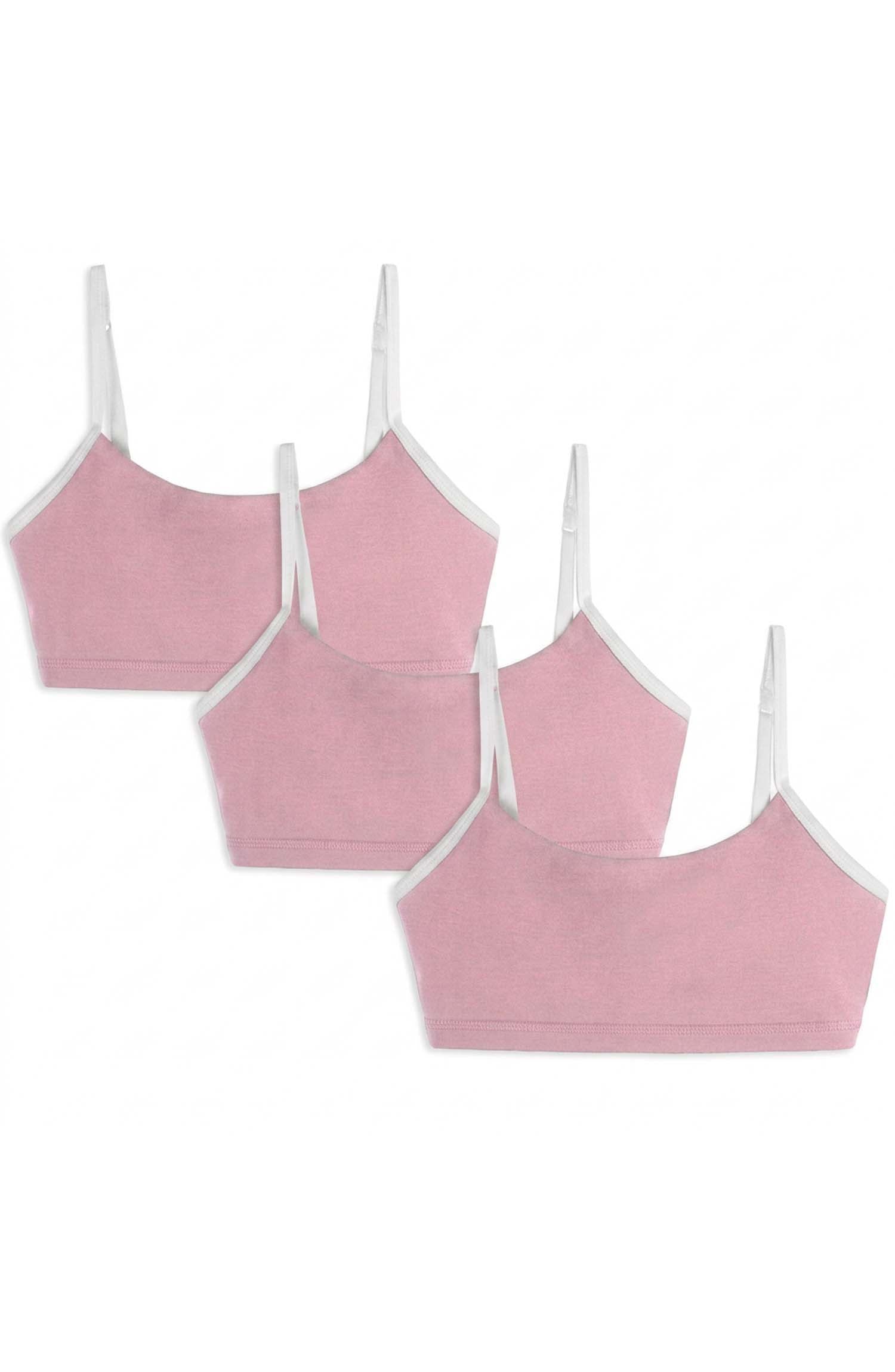 Organic Cotton Girls Bras 3 Pack: Comfortable Bralettes
