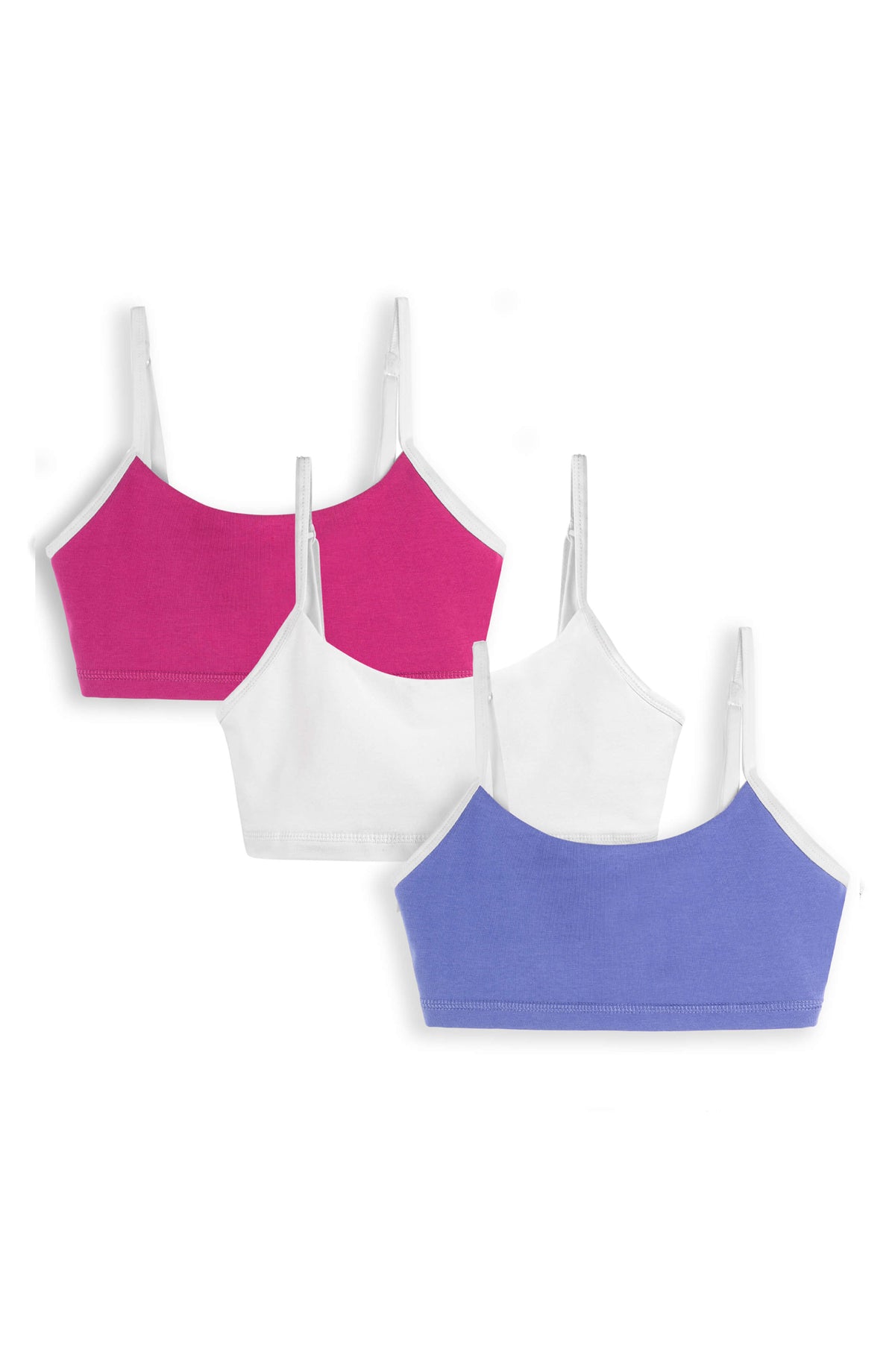 Organic Cotton Girls Bras 3 Pack: Comfortable Bralettes