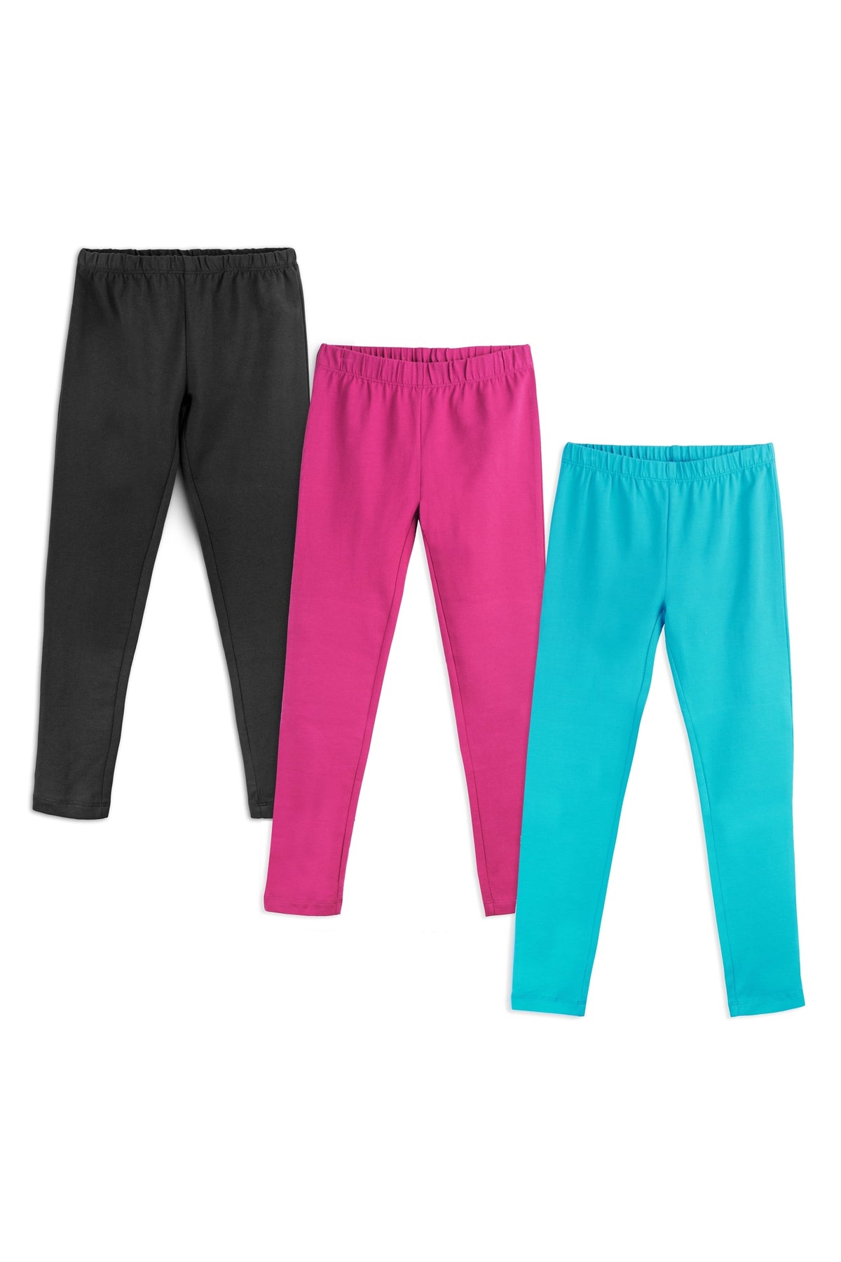 Frivolity Kinder Mädchen volle Länge einfarbige Baumwolle Leggings, Schwarz , 1-2Jahre Frivolity Kinder Mädchen volle Länge einfarbige Baumwolle Leggings, Schwarz , 1-2Jahre