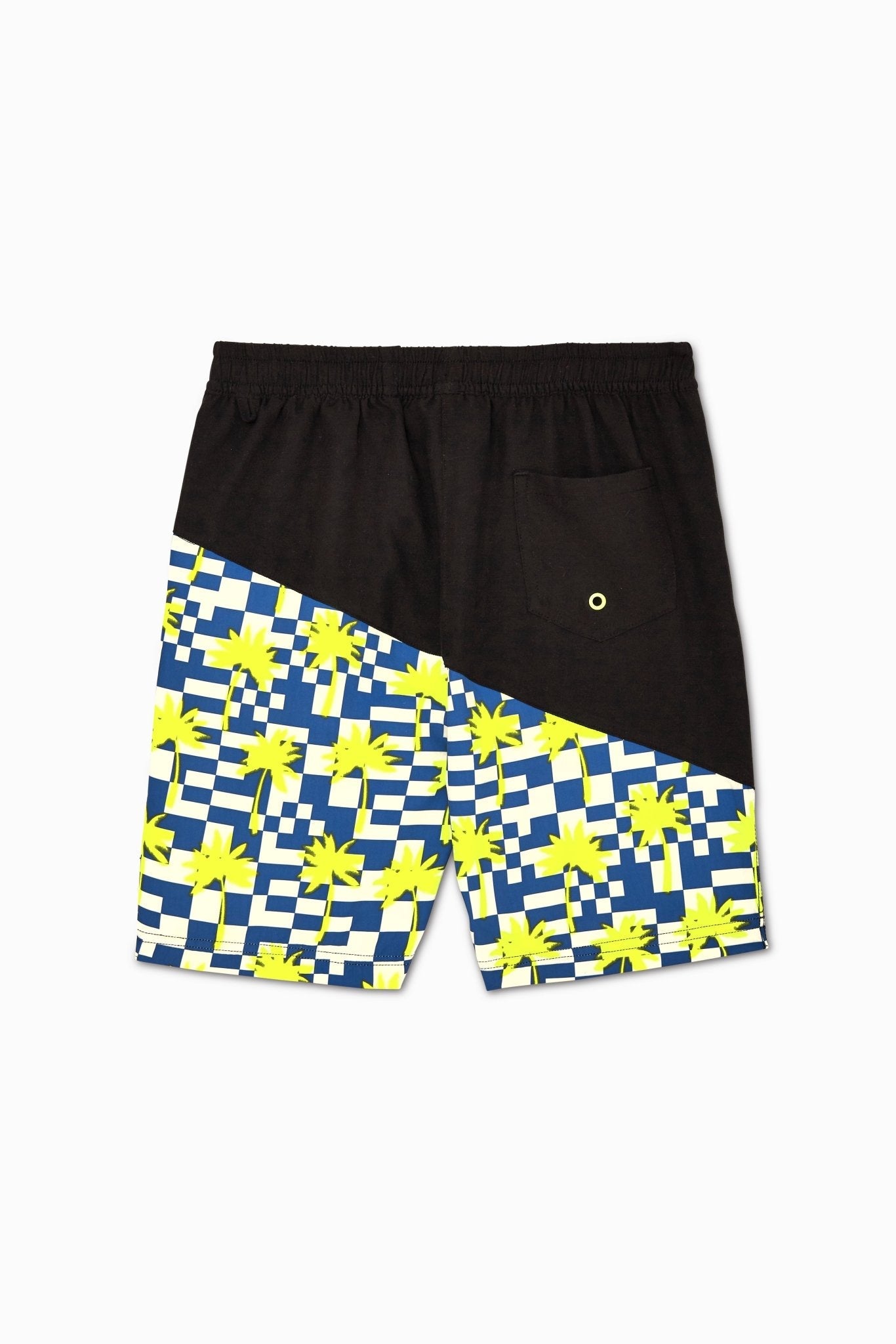 Geometric Palm Tree Board ShortSWIMRockets of Awesome