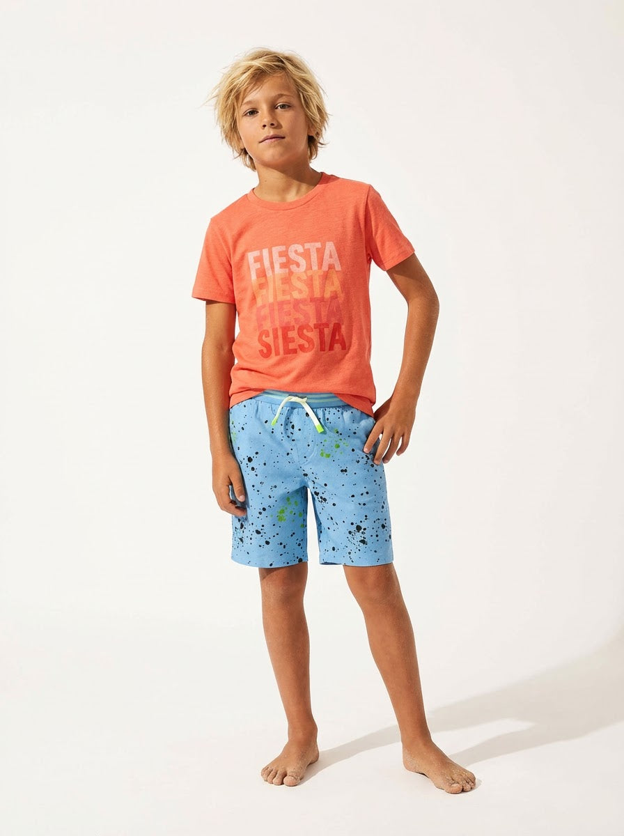 Splatter Woven Short