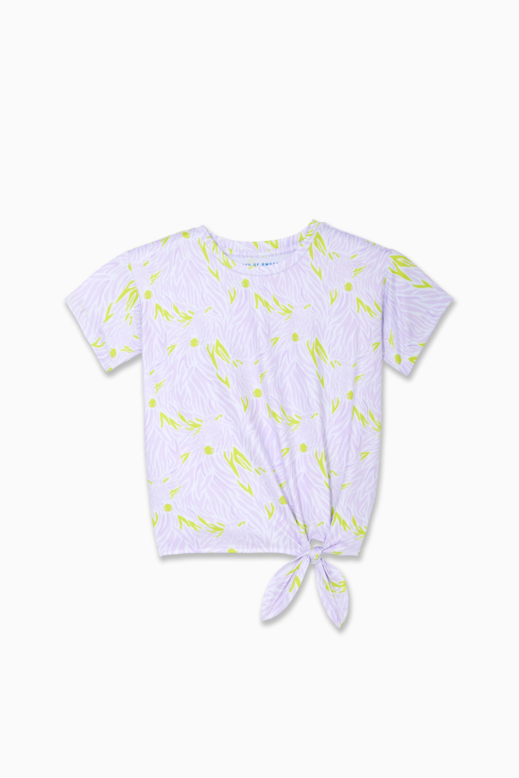 Tie Front Active Top - FINAL SALE