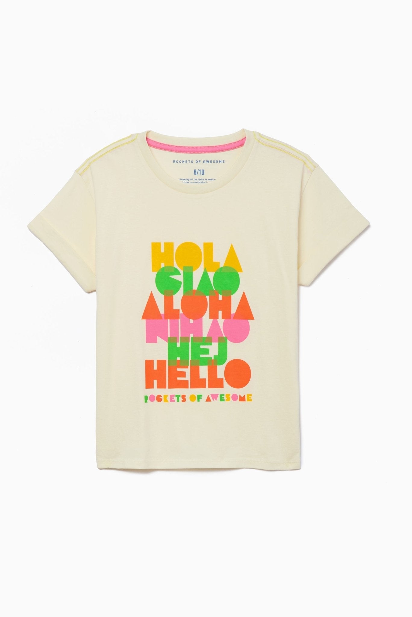 Hola Rolled Cuff TeeTOPSRockets of Awesome