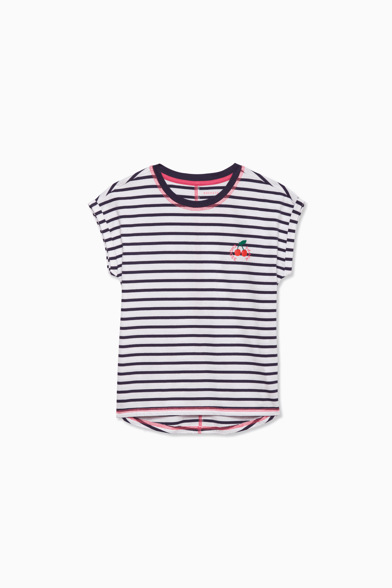 Cherry Stripe Tee - FINAL SALETOPSRockets of Awesome