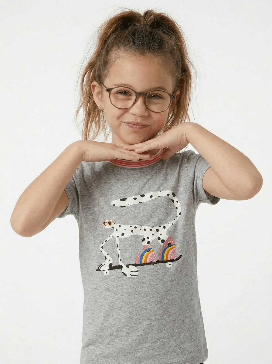 Cool Cat Skateboard TeeTOPSRockets of Awesome