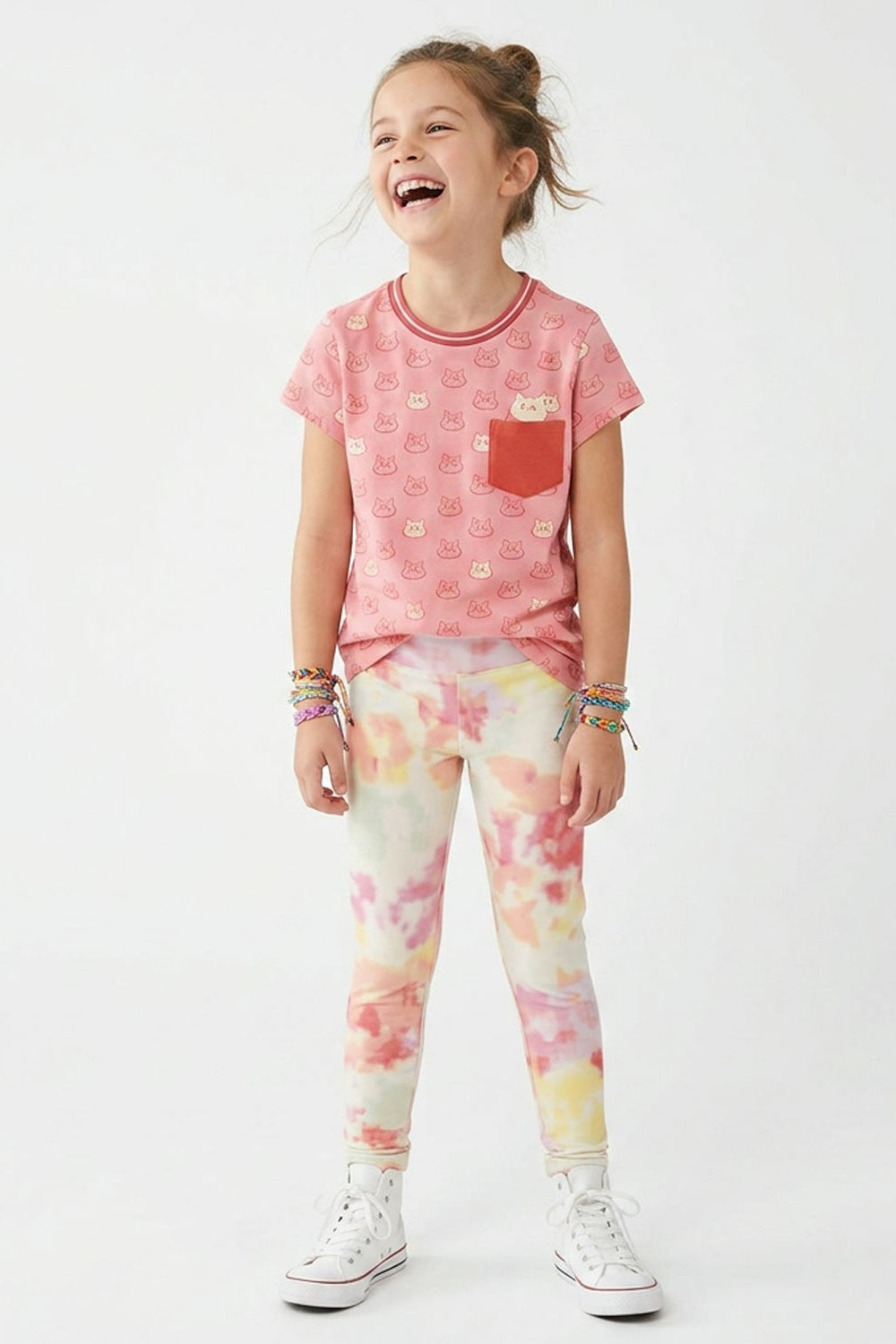 Peeking Kitty Tee - FINAL SALE