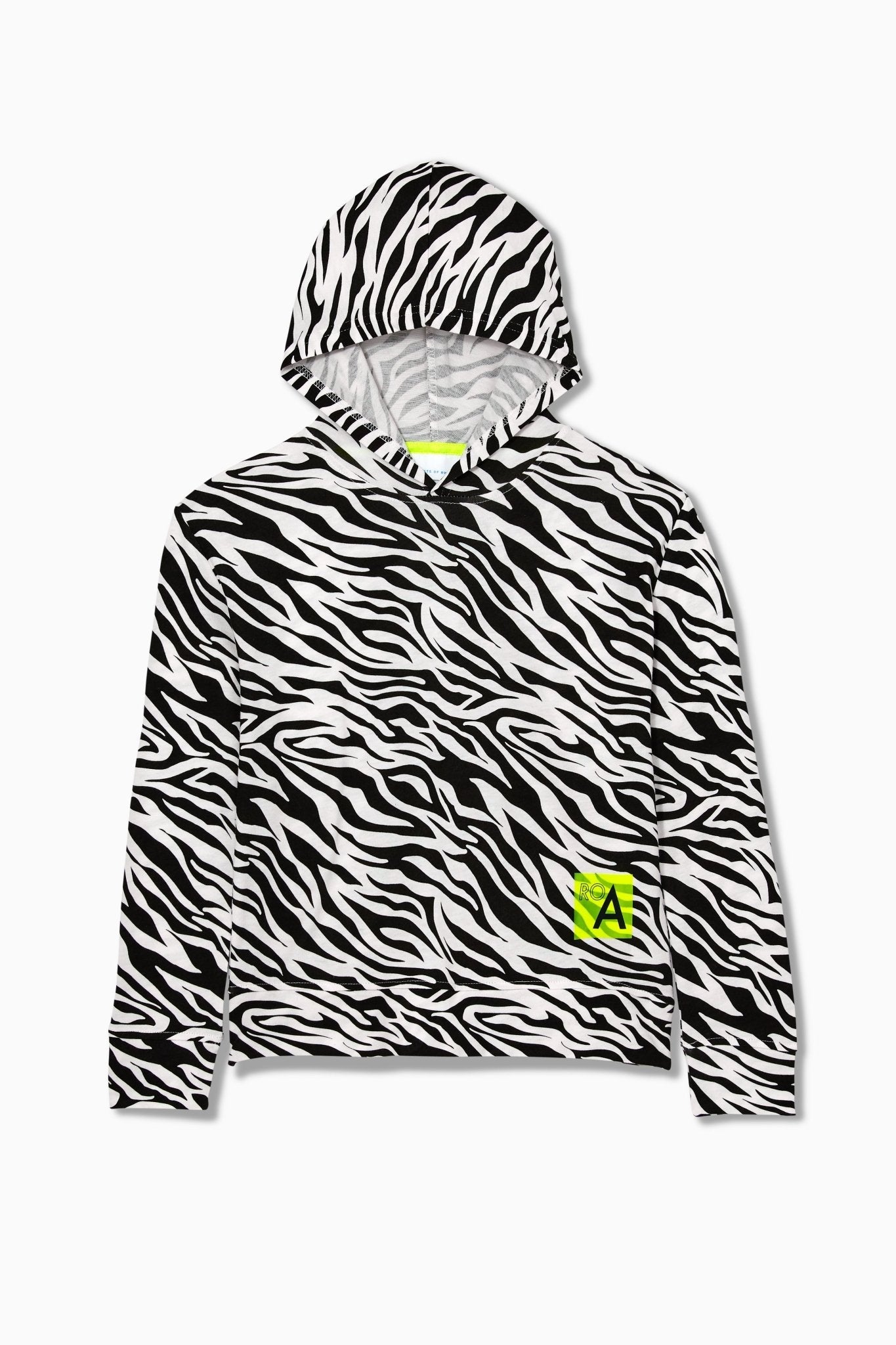 Zebra Hooded TeeTOPSRockets of Awesome