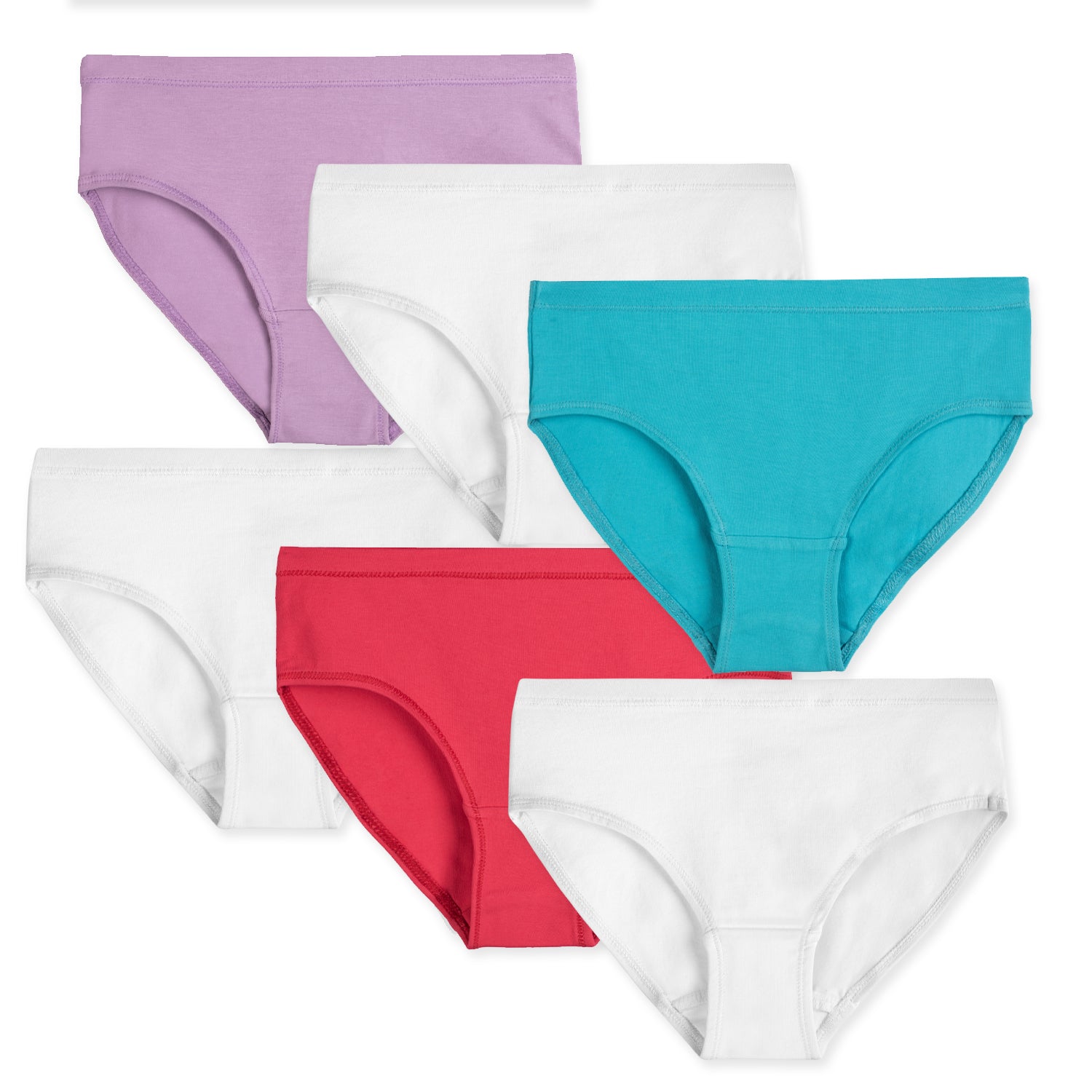 Organic Cotton Kids Bikini Underwear - 6 Pack FINAL SALE - Mightly