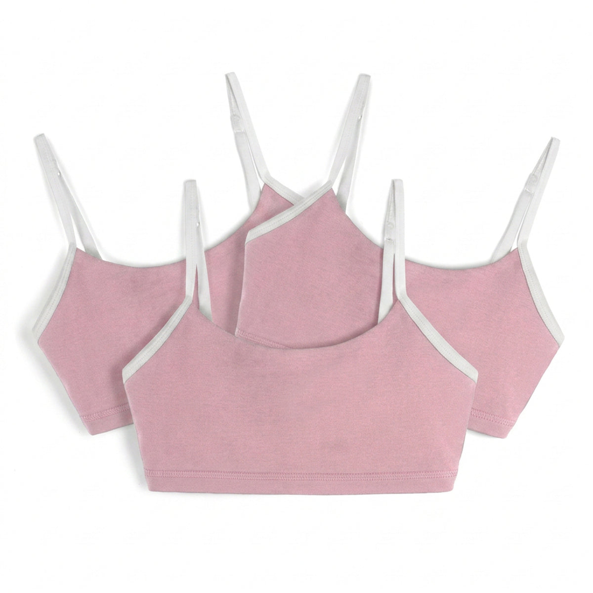 Organic Cotton Girls Bralettes and Bikini Underwear 6-Pack