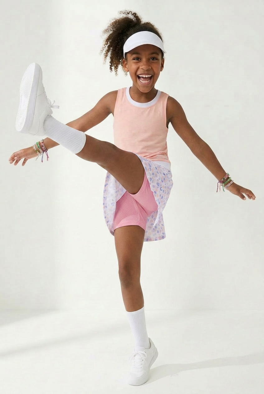 Leopard Active 2-in-1 Skirt