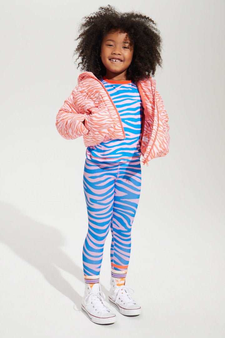 Zebra Active Legging - FINAL SALEBOTTOMSRockets of Awesome