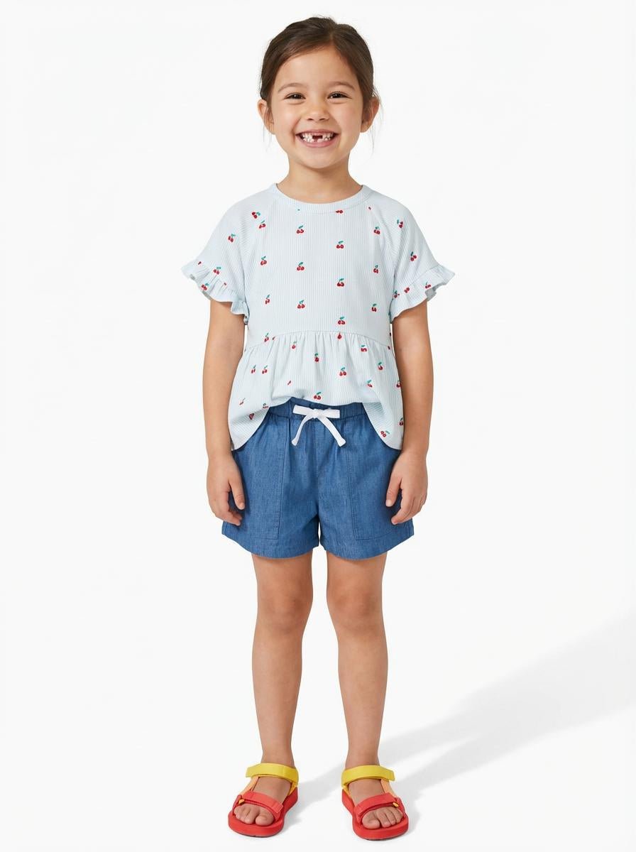 Chambray Cinch ShortBOTTOMSRockets of Awesome