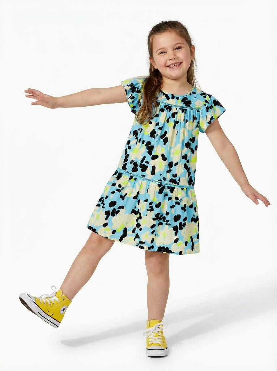 Floral Drop Waist Dress - FINAL SALE