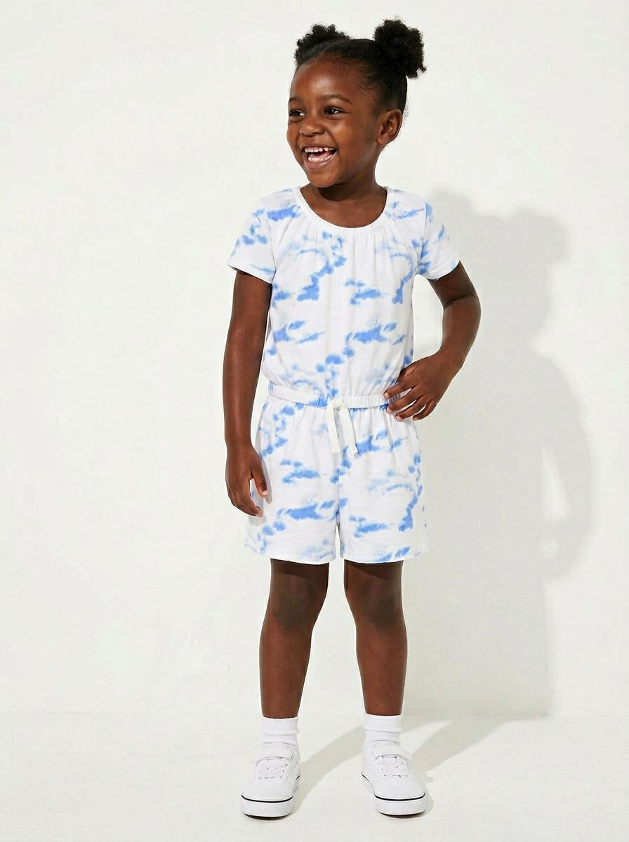Cloud Print Romper