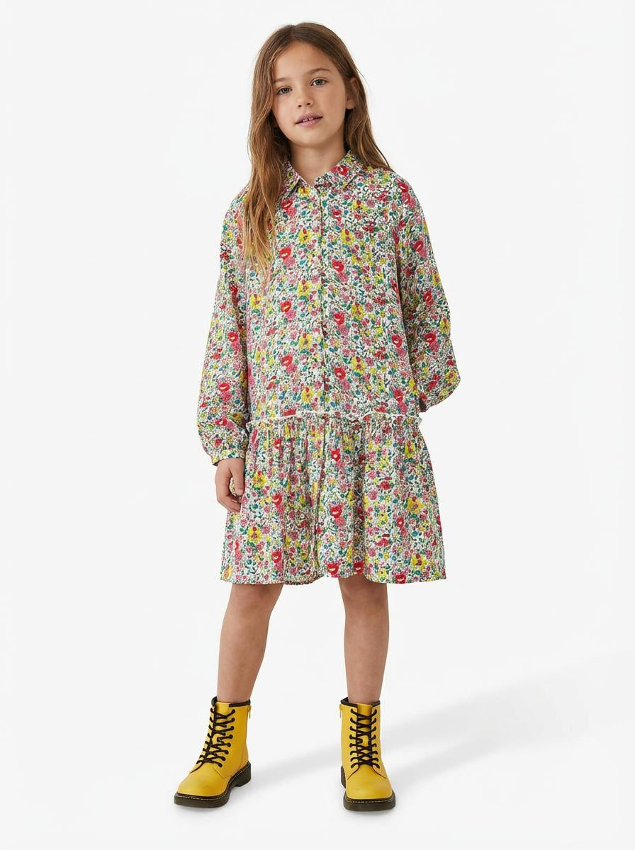 Floral Shirt Dress
