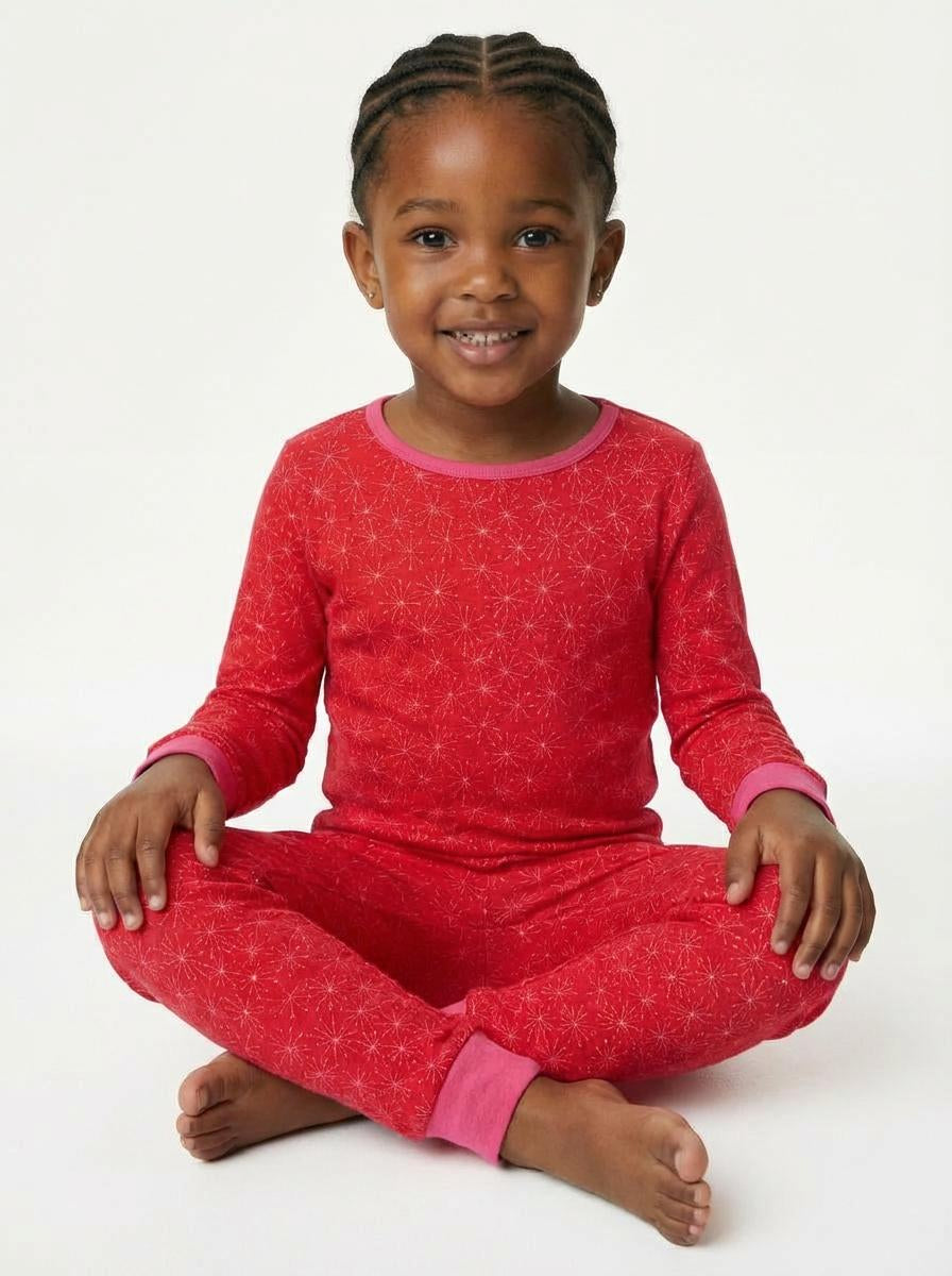 Snowflake Fitted PJ Set