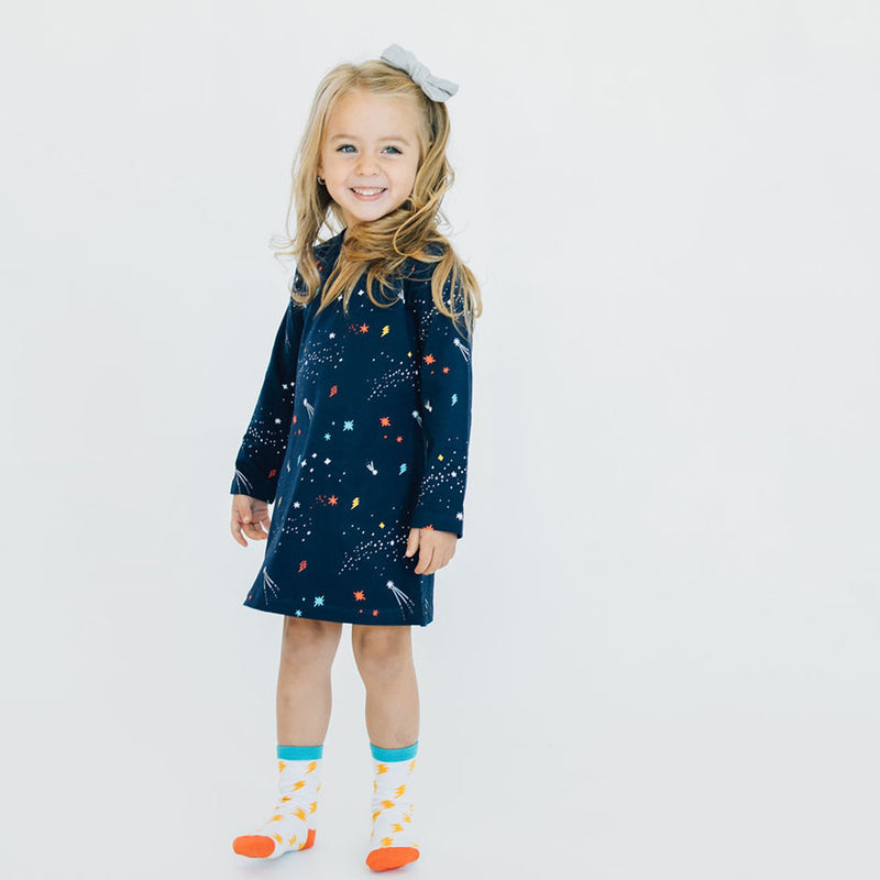 Organic Cotton Long Sleeve T-Shirt Dresses for Kids: Final Sale