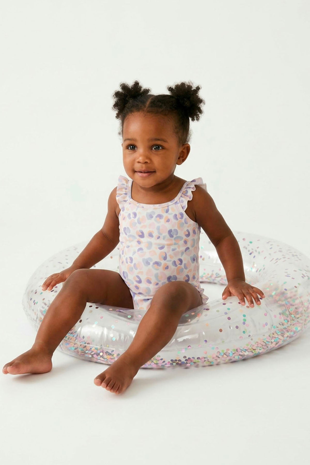 Polka Dot Puff Swimsuit - FINAL SALE