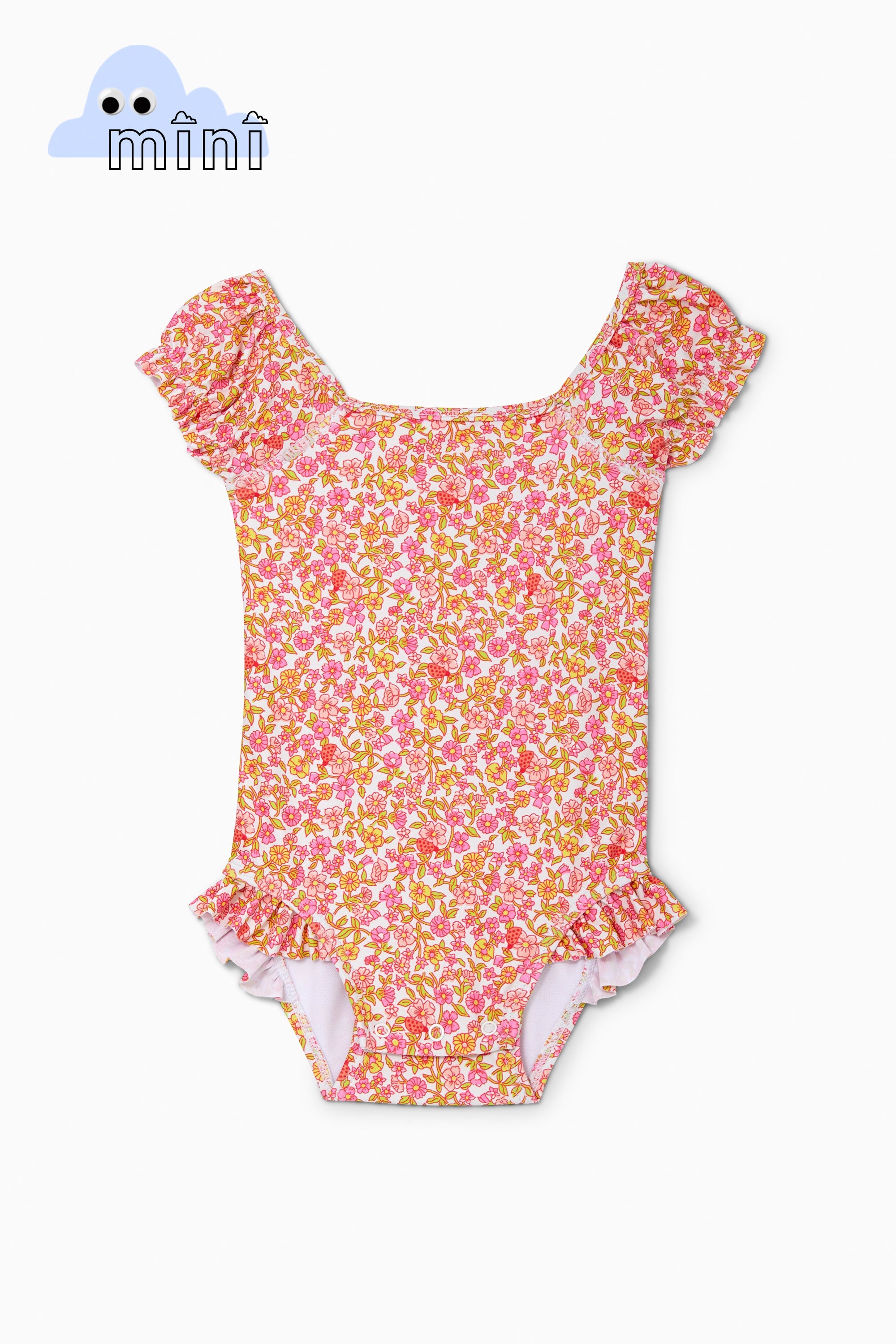 Short Sleeve Flutter Swimsuit - FINAL SALE