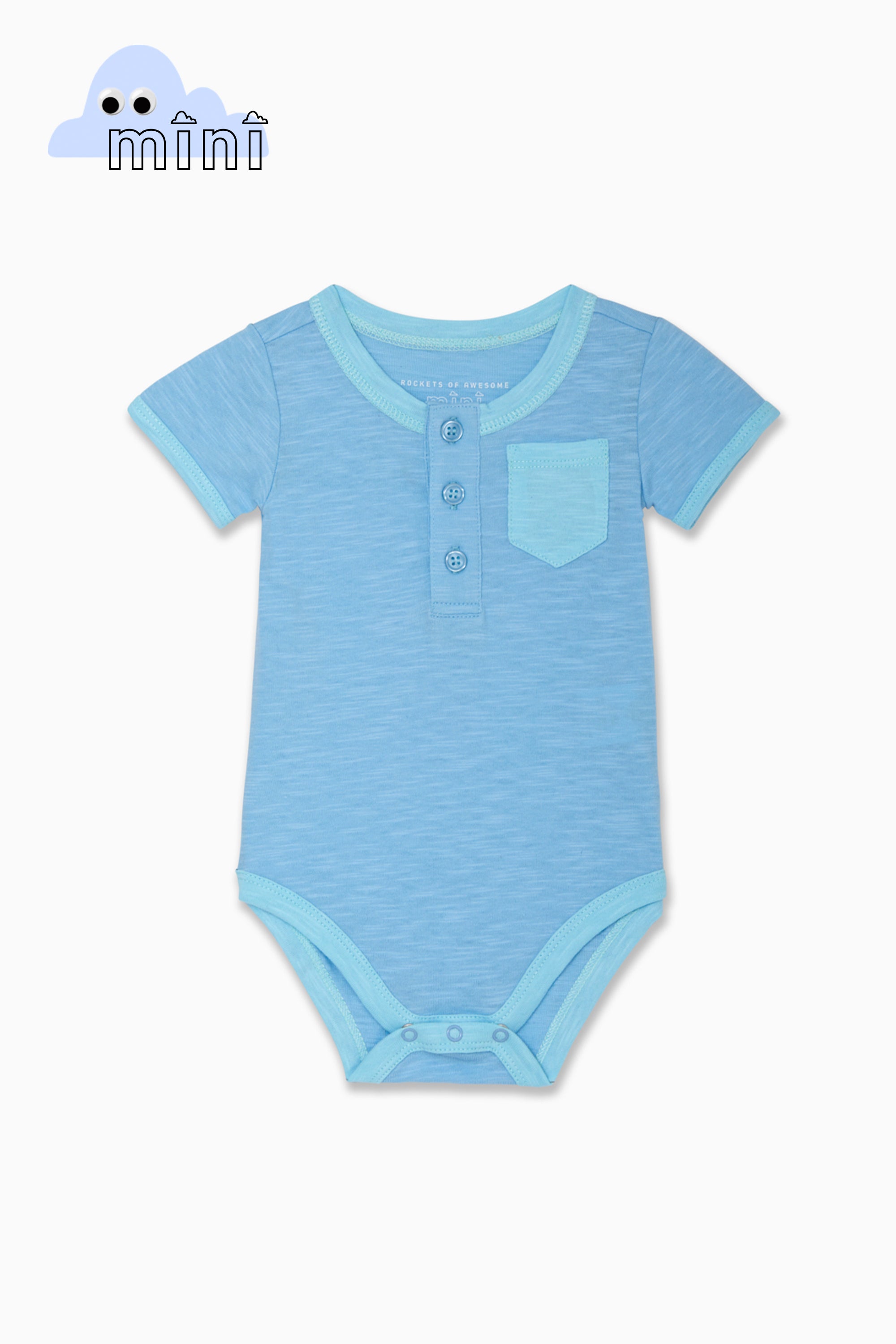 Henley Short Sleeve Bodysuit