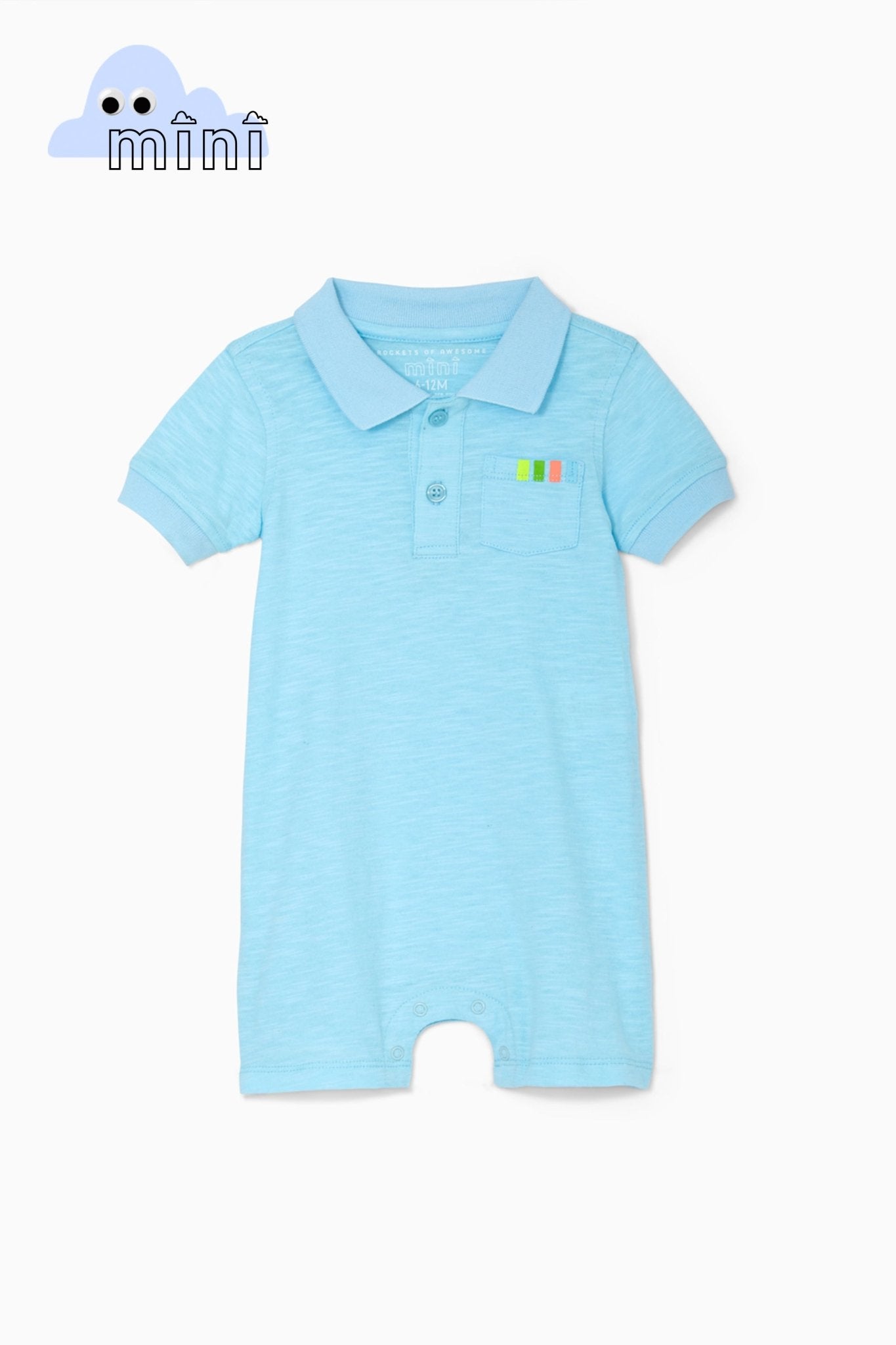 Pocket Polo RomperDRESSES/ROMPERSRockets of Awesome