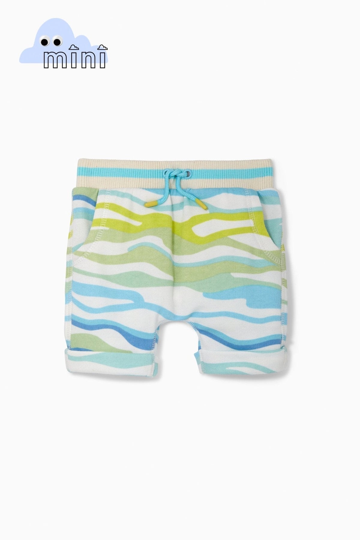 Wave Cuff Short - FINAL SALEBOTTOMSRockets of Awesome