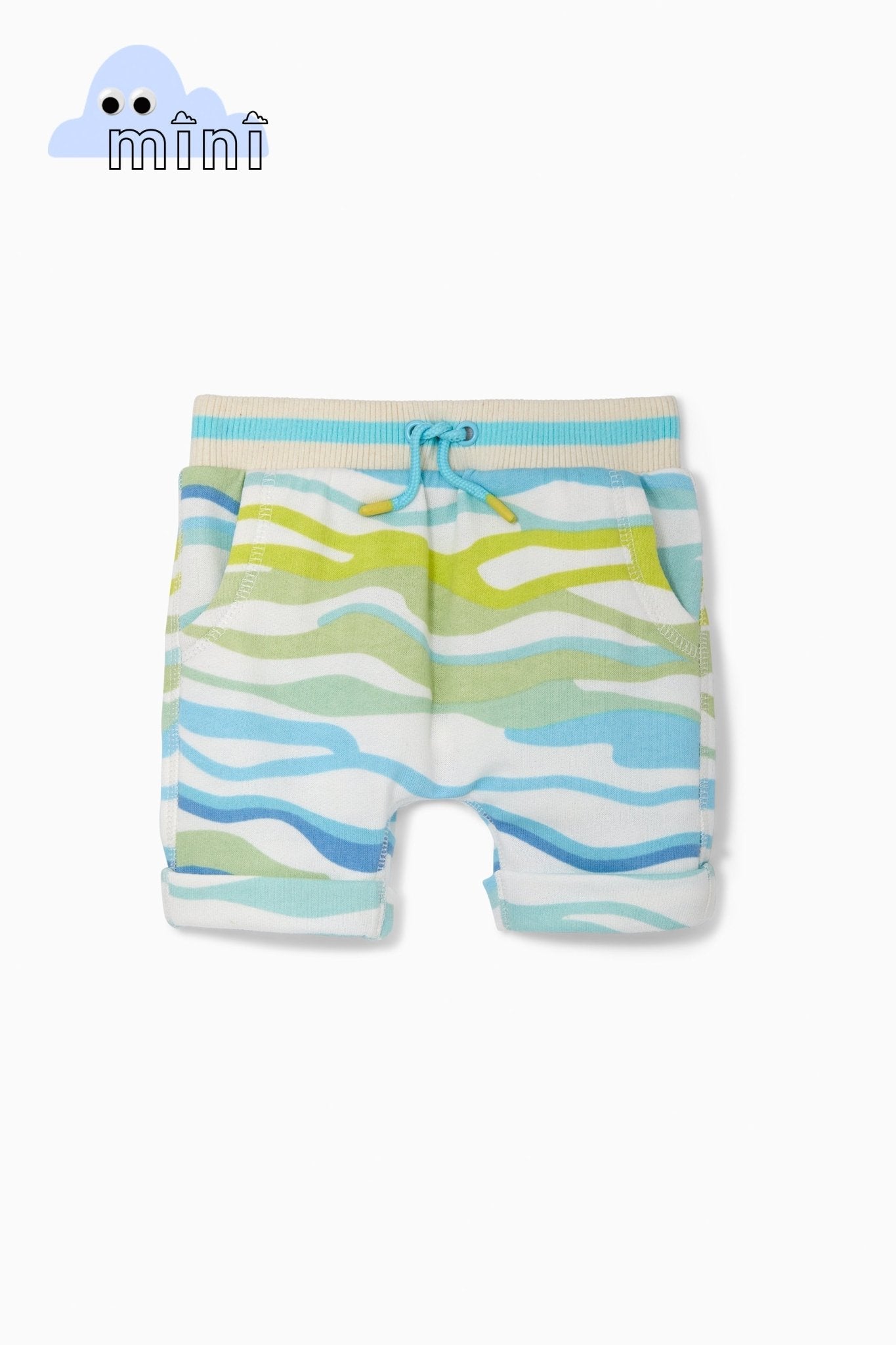 Wave Cuff Short - FINAL SALEBOTTOMSRockets of Awesome