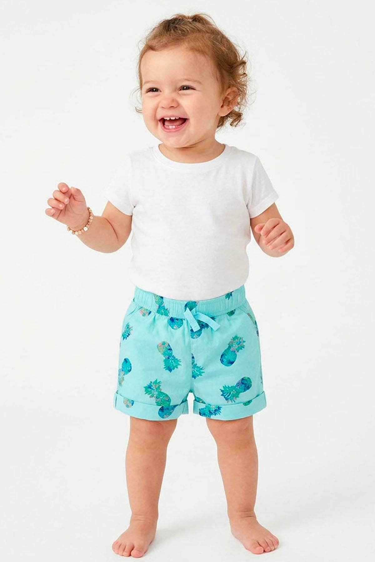 Pineapple Party Woven Cuff Short