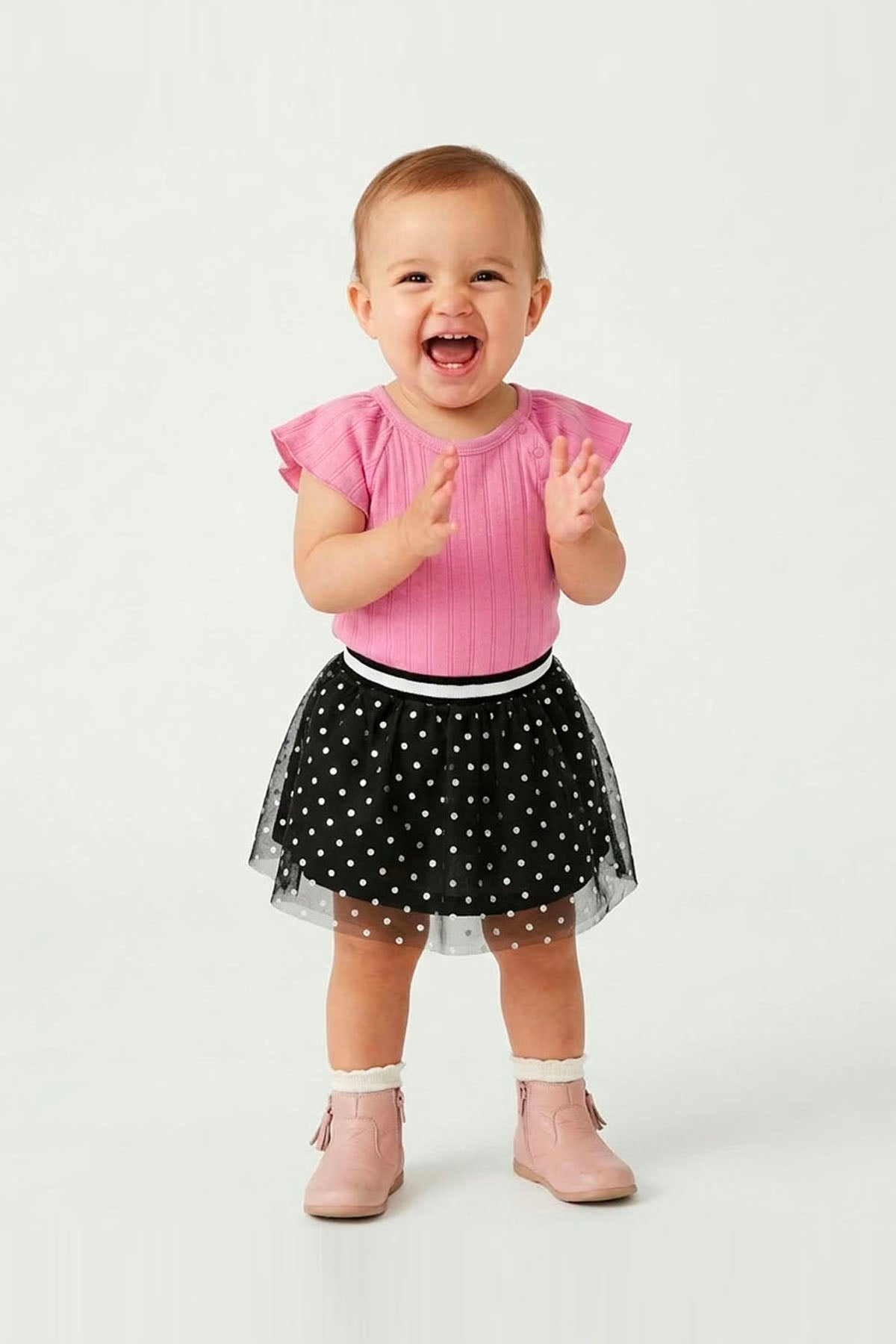 Dotted Tulle Skirt