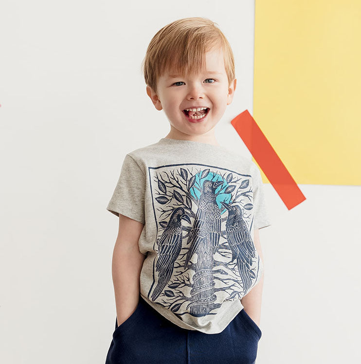 Organic Cotton Kids Single Pack Graphic Tee - FINAL SALE
