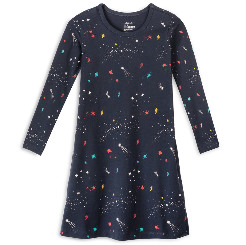 Organic Cotton Long Sleeve T-Shirt Dresses for Kids: Final Sale