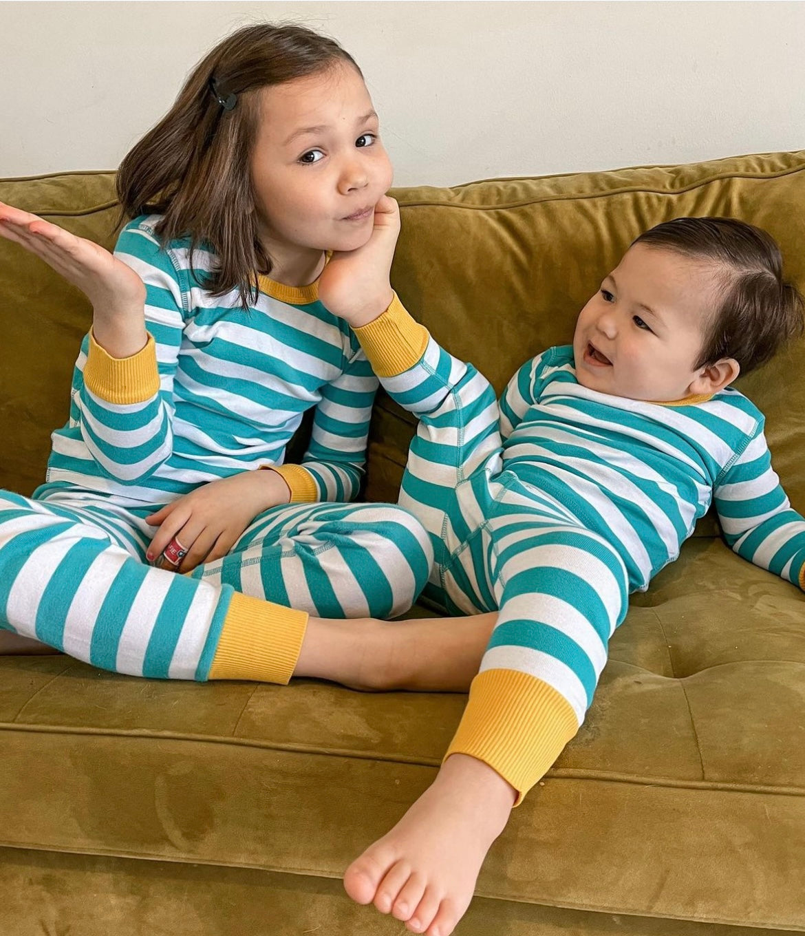 100% Organic Cotton Long Sleeve Pajamas for Kids - FINAL SALE