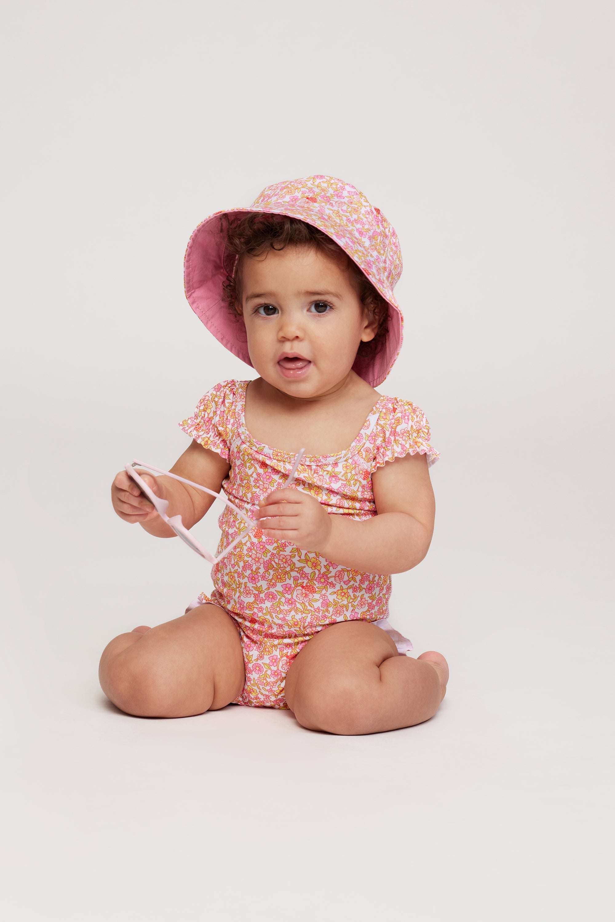 Short Sleeve Flutter Swimsuit - FINAL SALE