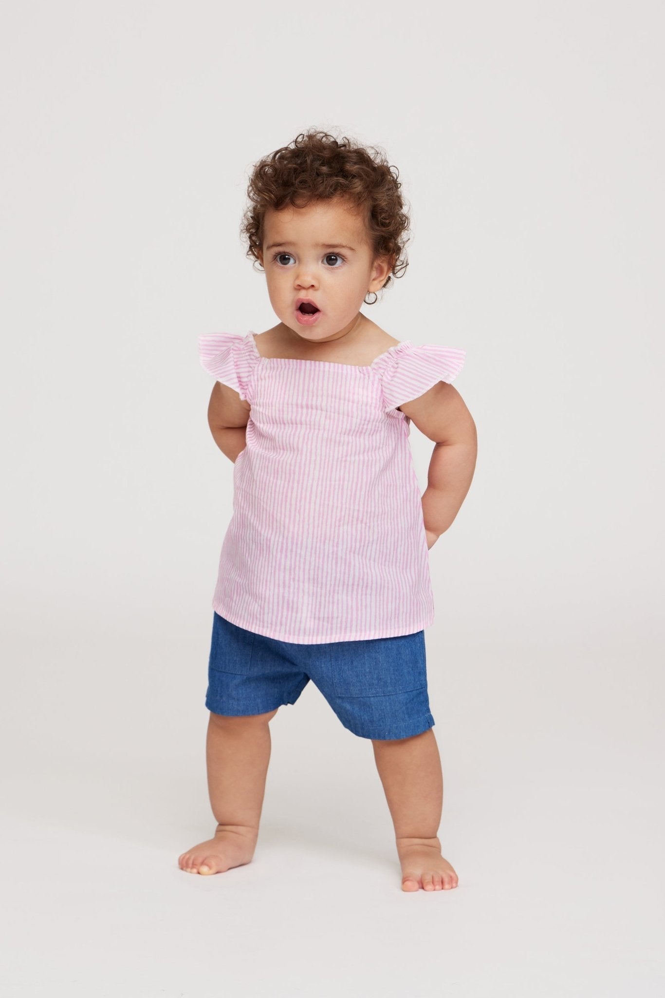 Chambray ShortBOTTOMSRockets of Awesome