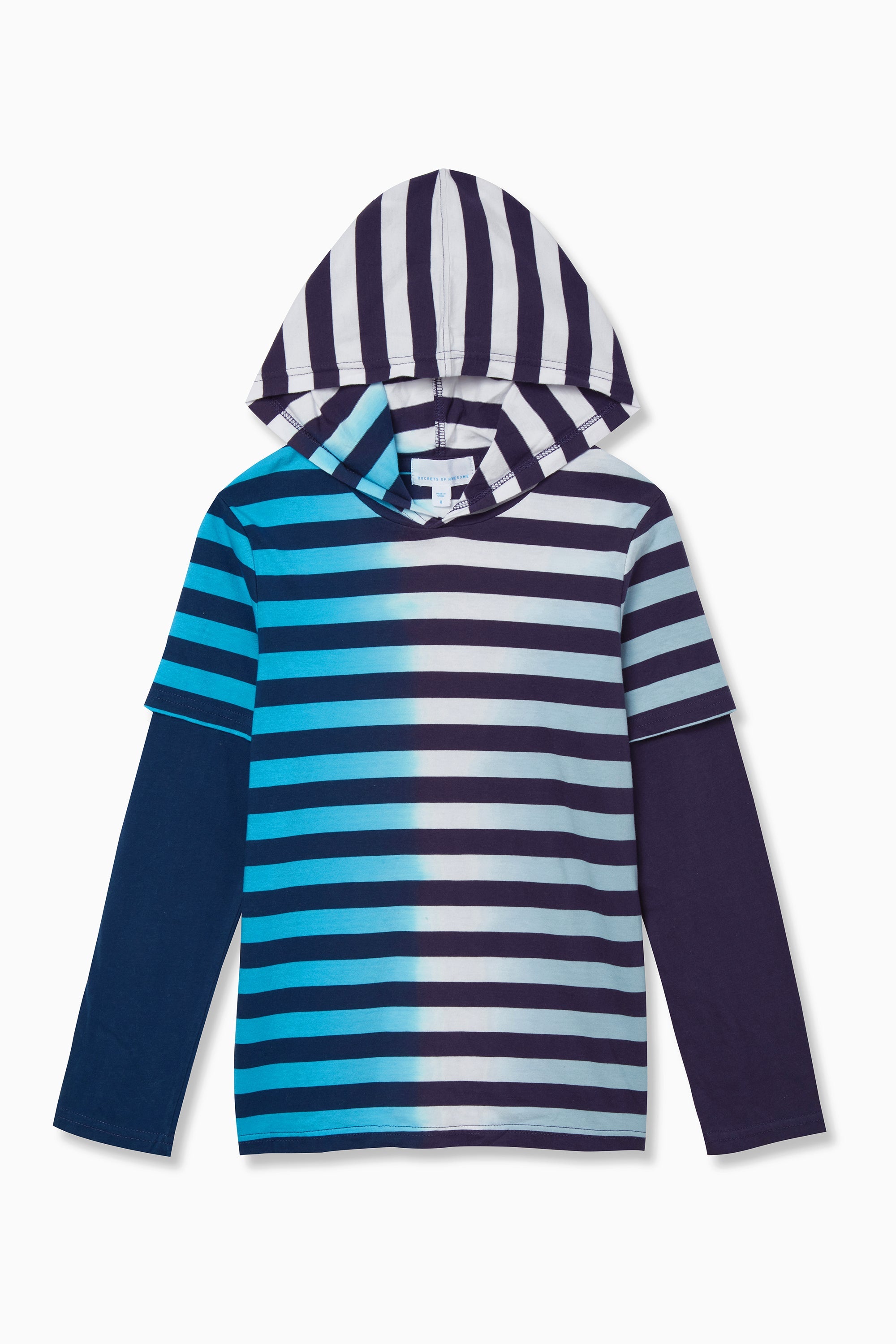 Striped Double Up Hoodie - FINAL SALE