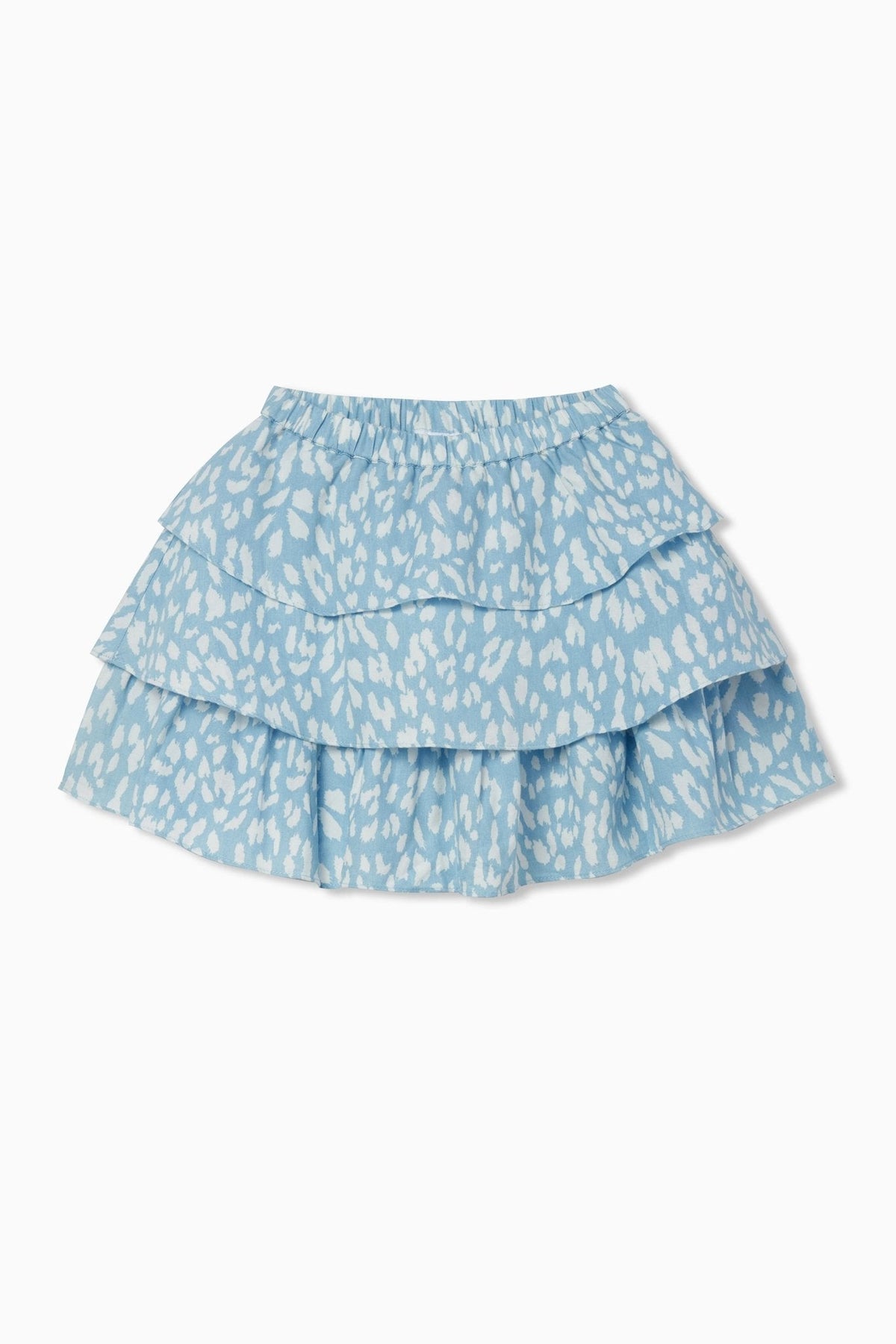 Spots Chambray Tiered SkirtBOTTOMSRockets of Awesome
