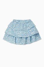 Spots Chambray Tiered SkirtBOTTOMSRockets of Awesome