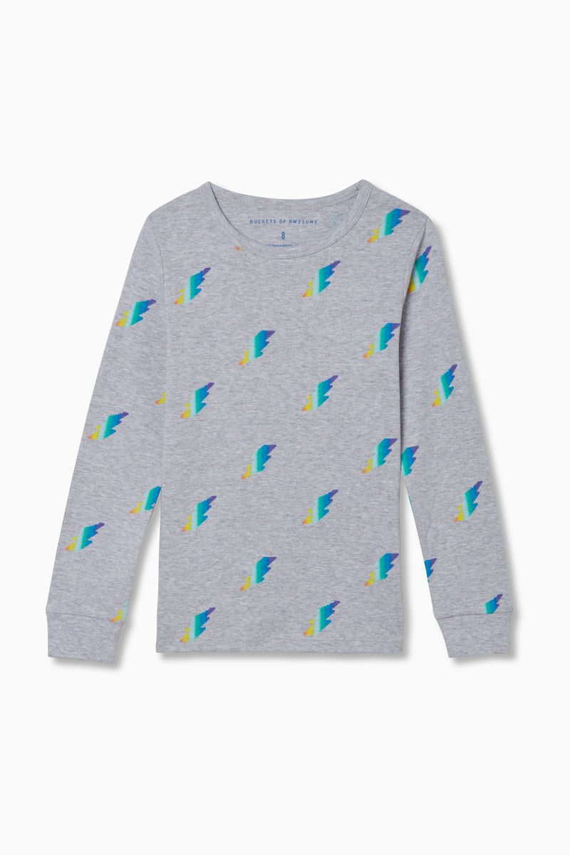 Lightning Bolt Fitted PJ Set - FINAL SALE