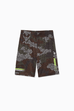 Alien Camo Print Active ShortBOTTOMSRockets of Awesome