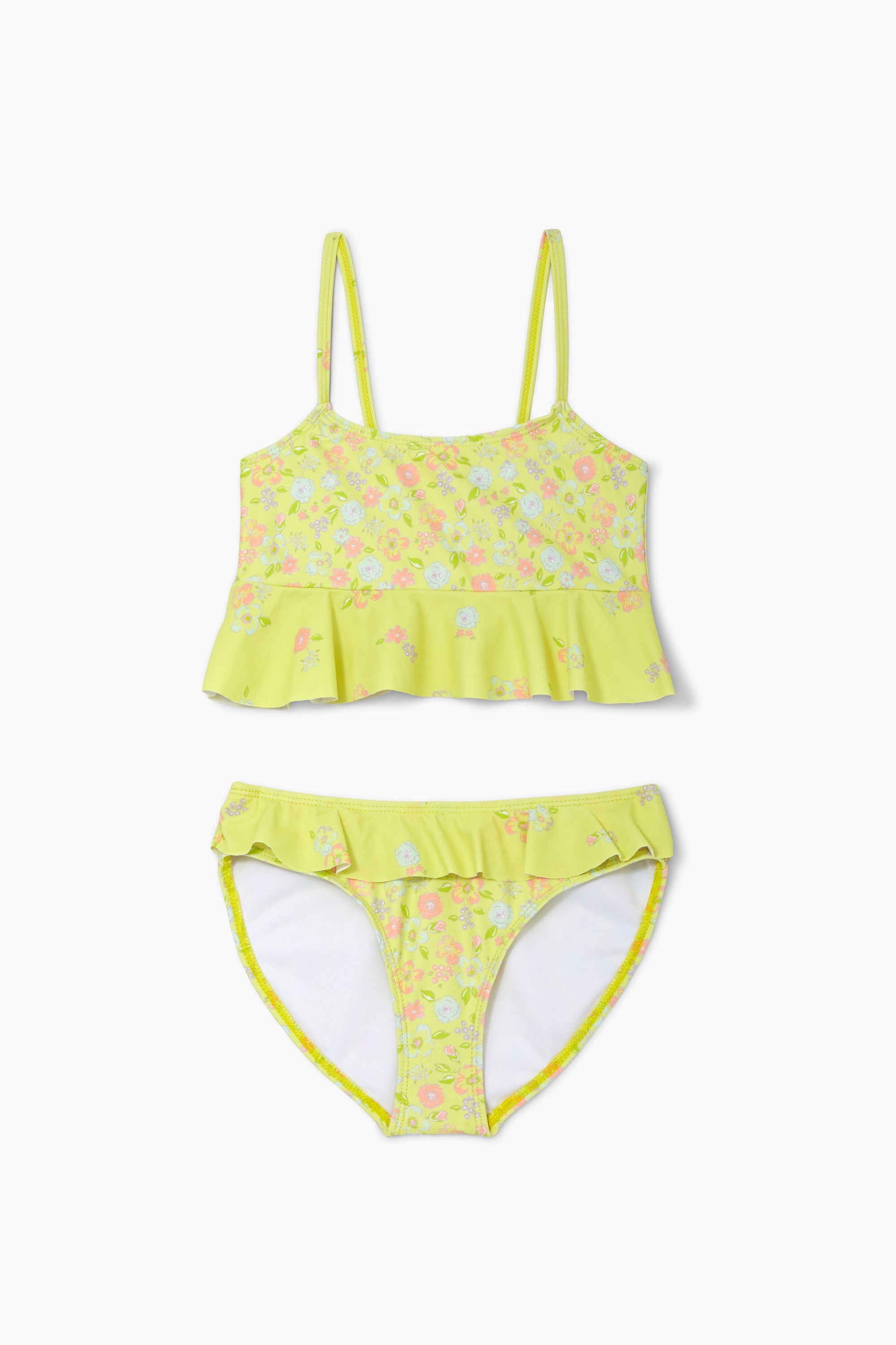 Polka Dot Ruffle Bikini