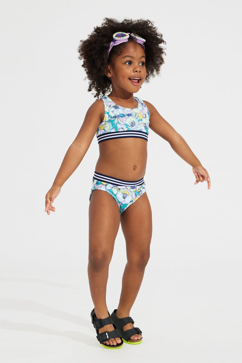 Frog Prince Floral Two Piece Swim