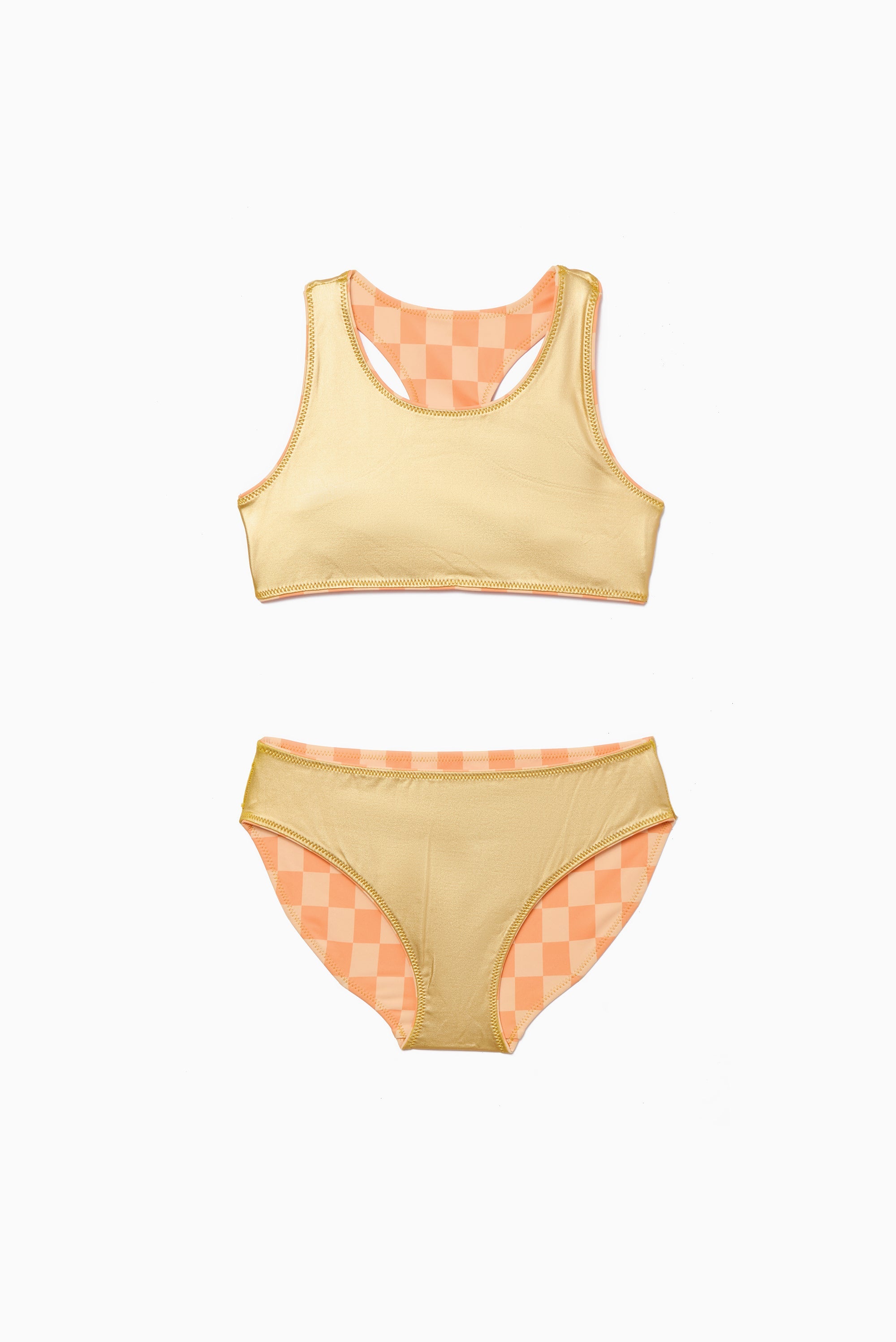 Gold Reversible Bikini