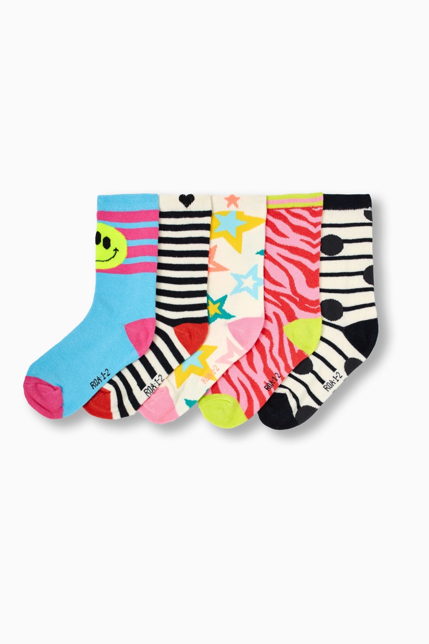 5-Pack Patterned Socks