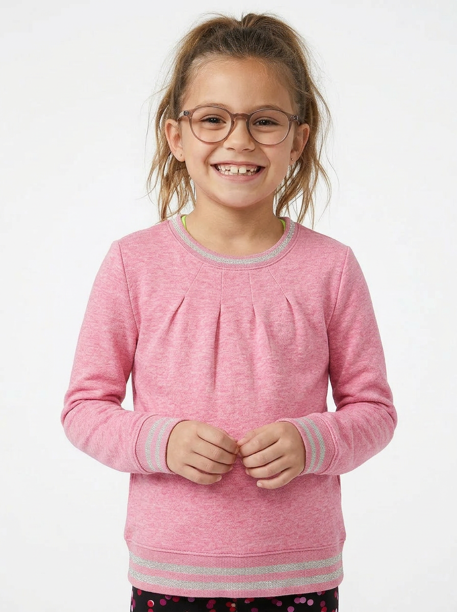 Pleated Pullover