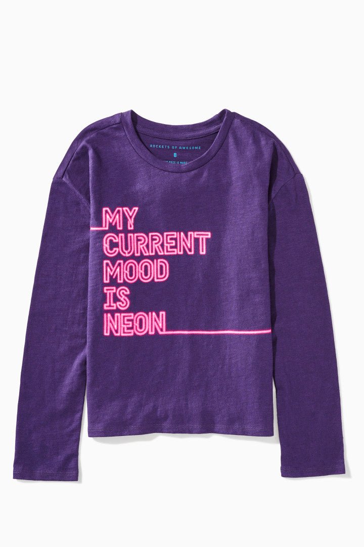 Current Mood Neon Tee - FINAL SALETOPSRockets of Awesome