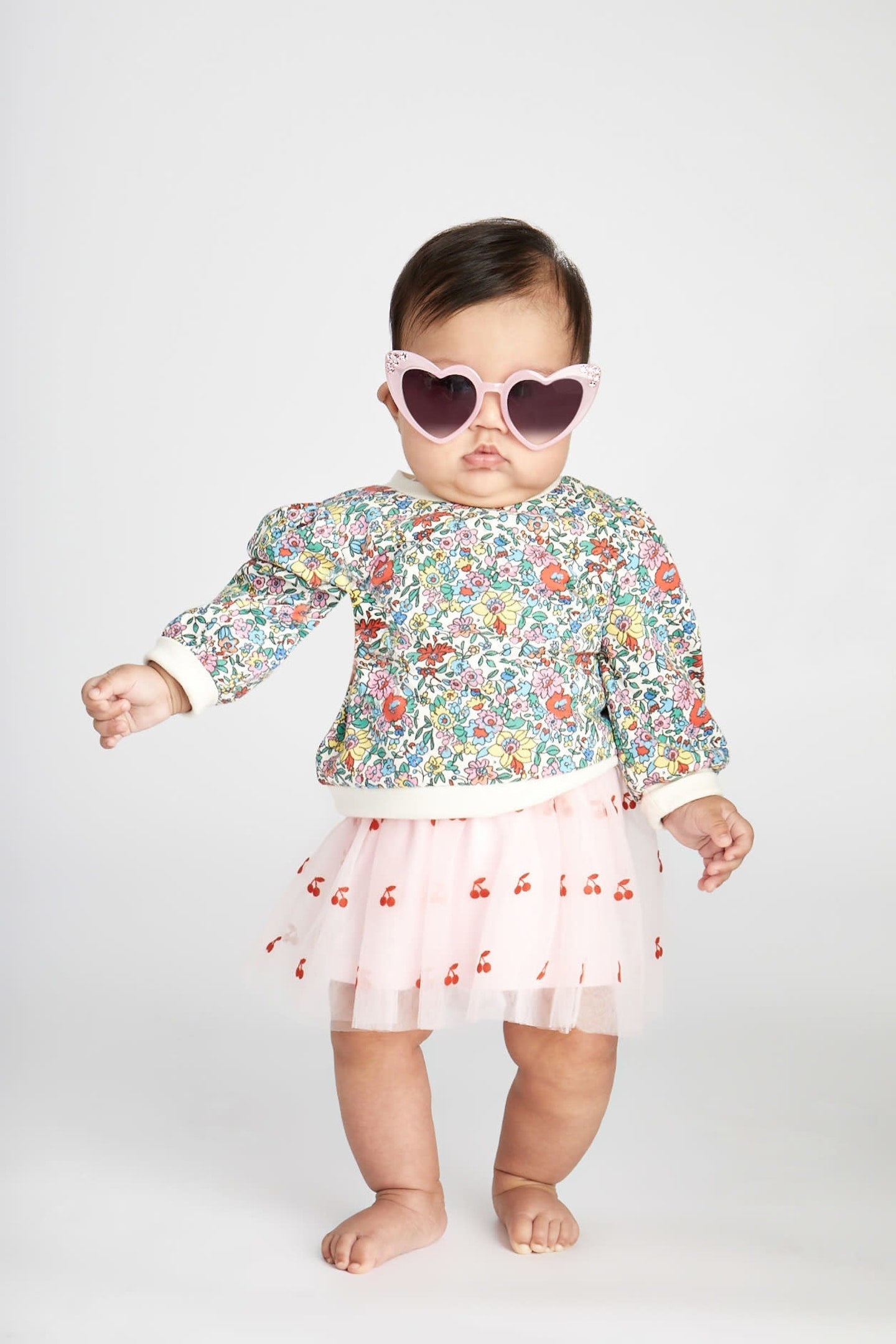 Ditsy Floral Play Crew - FINAL SALE