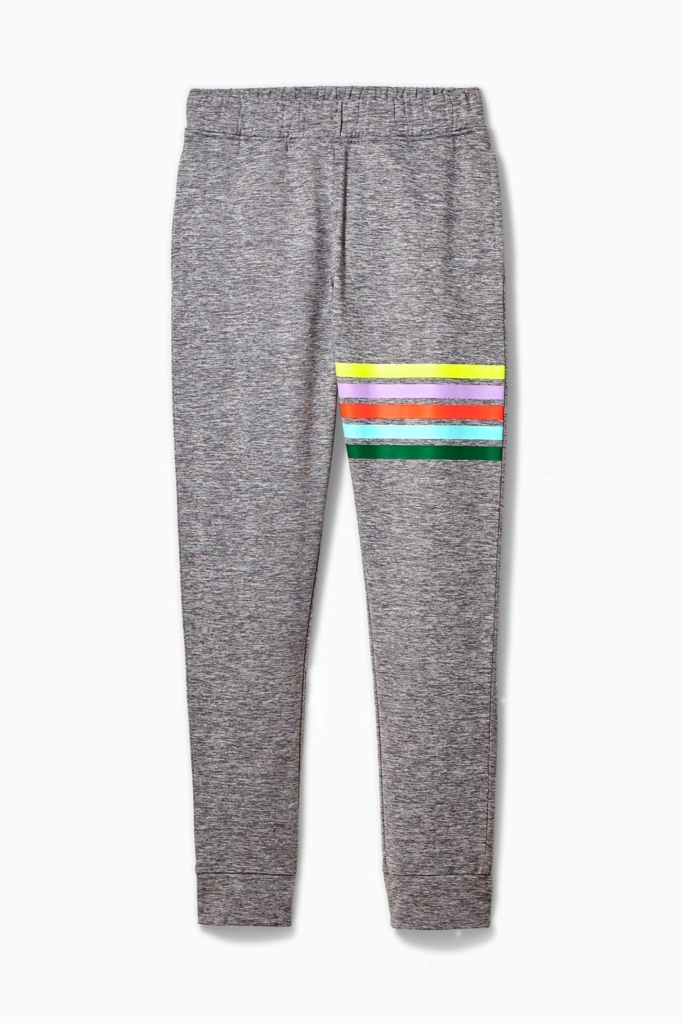 Rainbow Stripe Jogger – HEATHER GREYBOTTOMSRockets of Awesome