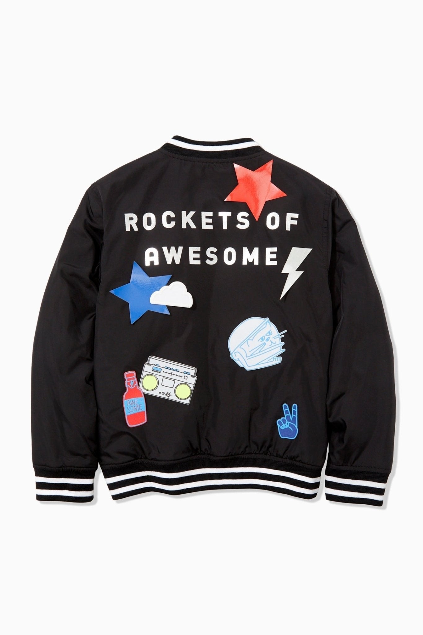 ROA Black Bomber Black - FINAL SALEOUTERWEARRockets of Awesome