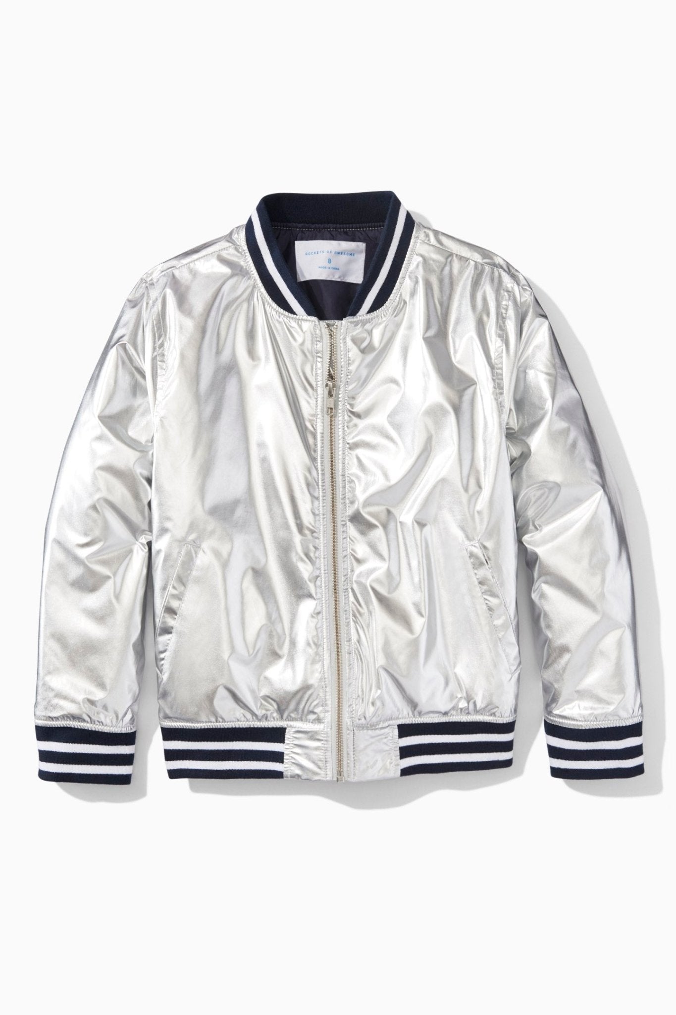 OUTERWEARThe Silver Bomber JacketRockets of Awesome