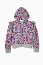 Cheetah Print Zip HoodieTOPSRockets of Awesome